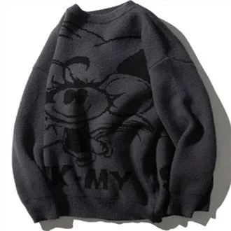 Cartoon Cat Pánský svetr