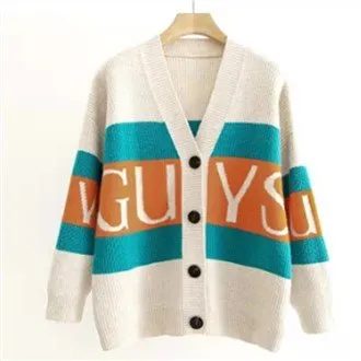 Dopis Kontrast Cardigan Svetr